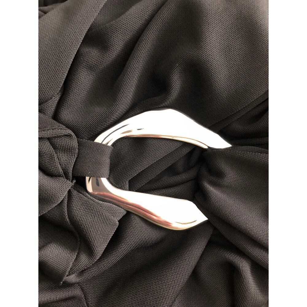 Lauren Ralph Lauren Rukan-Sleeveless Gown Women's Size 16 Black NEW - Picture 9 of 11